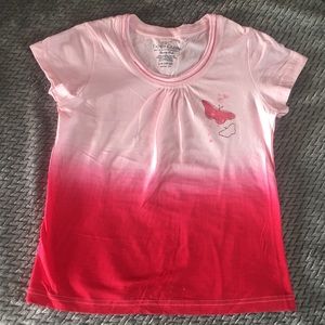Pink Top With Butterflies